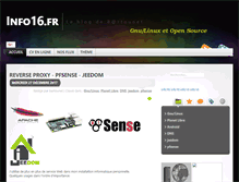 Tablet Screenshot of blog.info16.fr